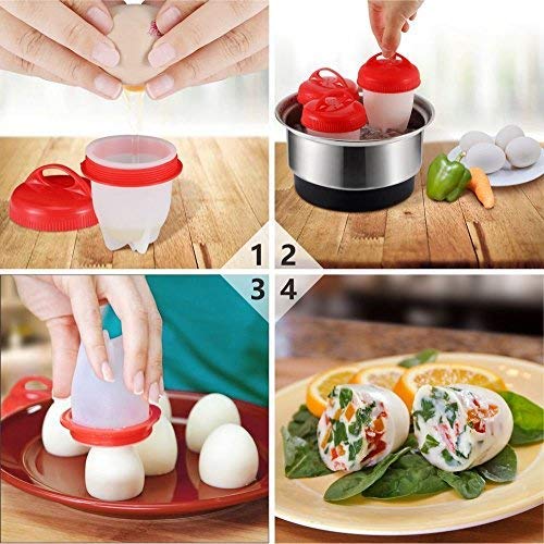 Silicone Egg Cookers Non-Stick Cups