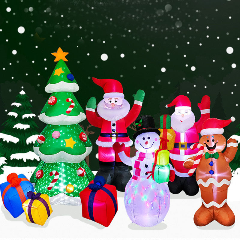 Christmas LED Lights Inflatable Doll