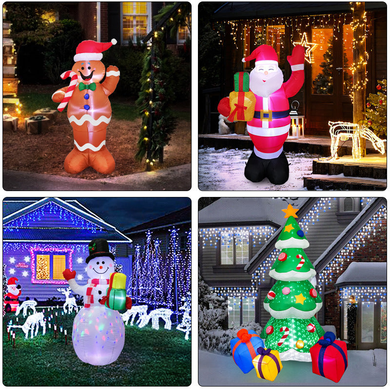 Christmas LED Lights Inflatable Doll